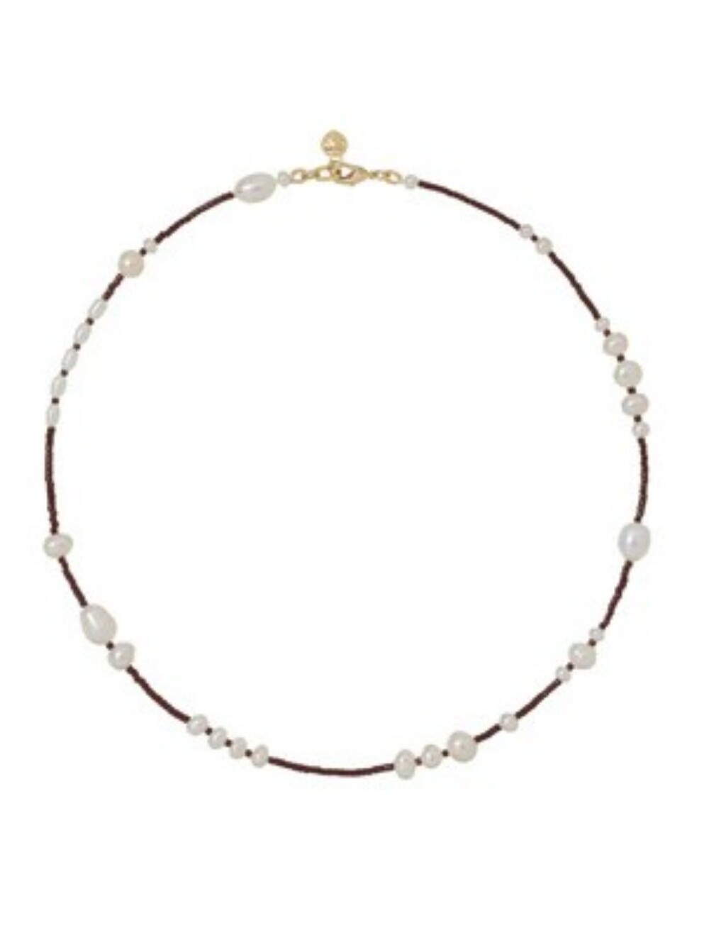 Roxanne Assoulin The Happy Pearl Necklace in Espresso